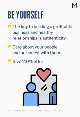 How to be yourself in business.