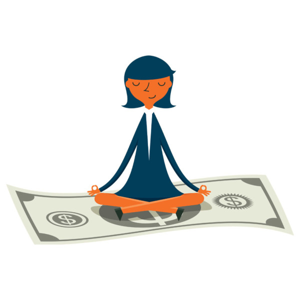 women considering her budget and how much she wants to spend on Google shopping ads
