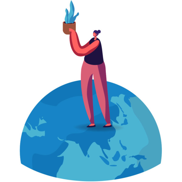Leader helping her business grow by helping the planet