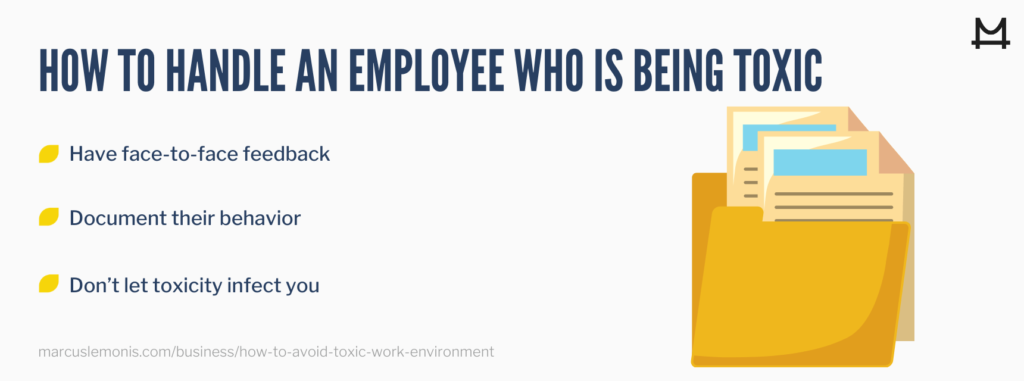 image of how to handle an employee who is being toxic