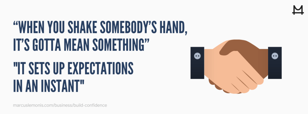 Reasons why a handshake is important.