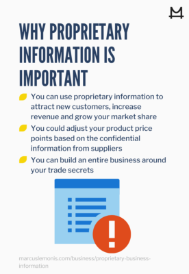 Why proprietary information is important