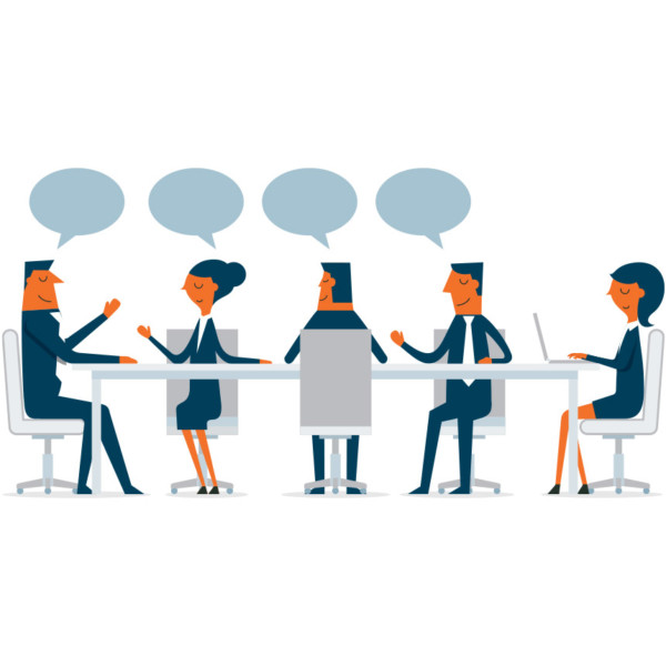 Business leader listening to client ideas for new opportunities