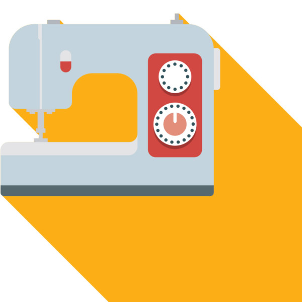 Prototype sewing machine in the product process