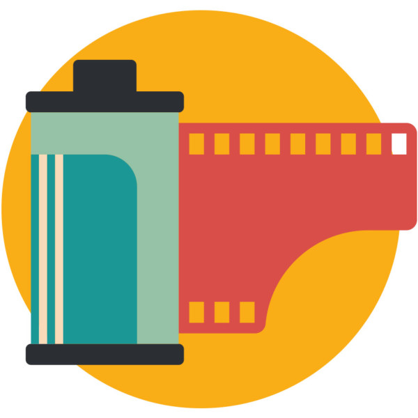 Image of a roll of film.