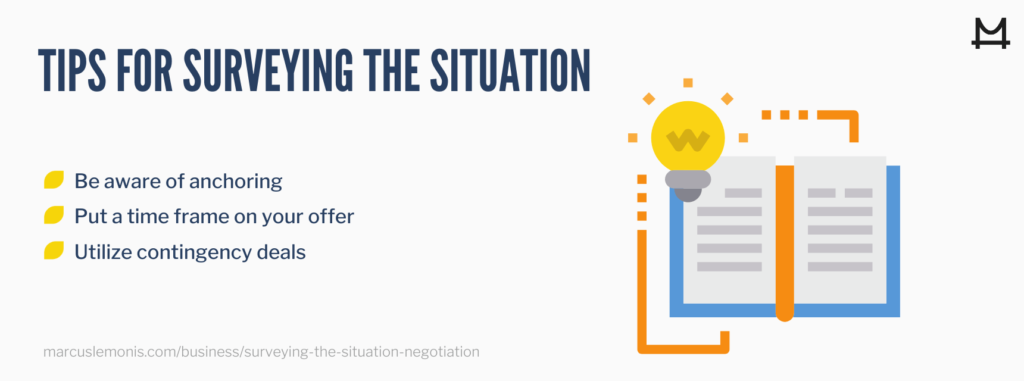 Three tips for surveying the situation