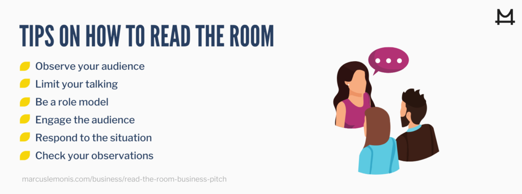Tips on how to read the room effectively