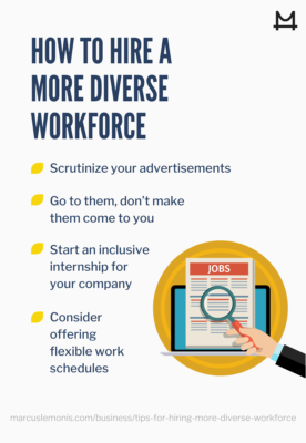 List of ways to hire a more diverse workforce