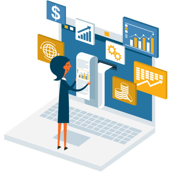 Women building a successful business by being willing to learn about how to manage her assets