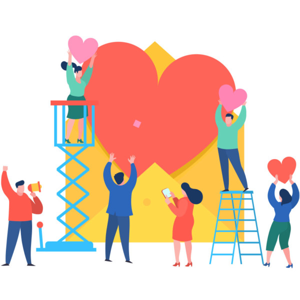 Business working together to send the community love
